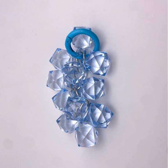 BLUE CRYSTALLINE | Bag Charm | Keychain (Brand New!) ✨ - Picture 4 of 6